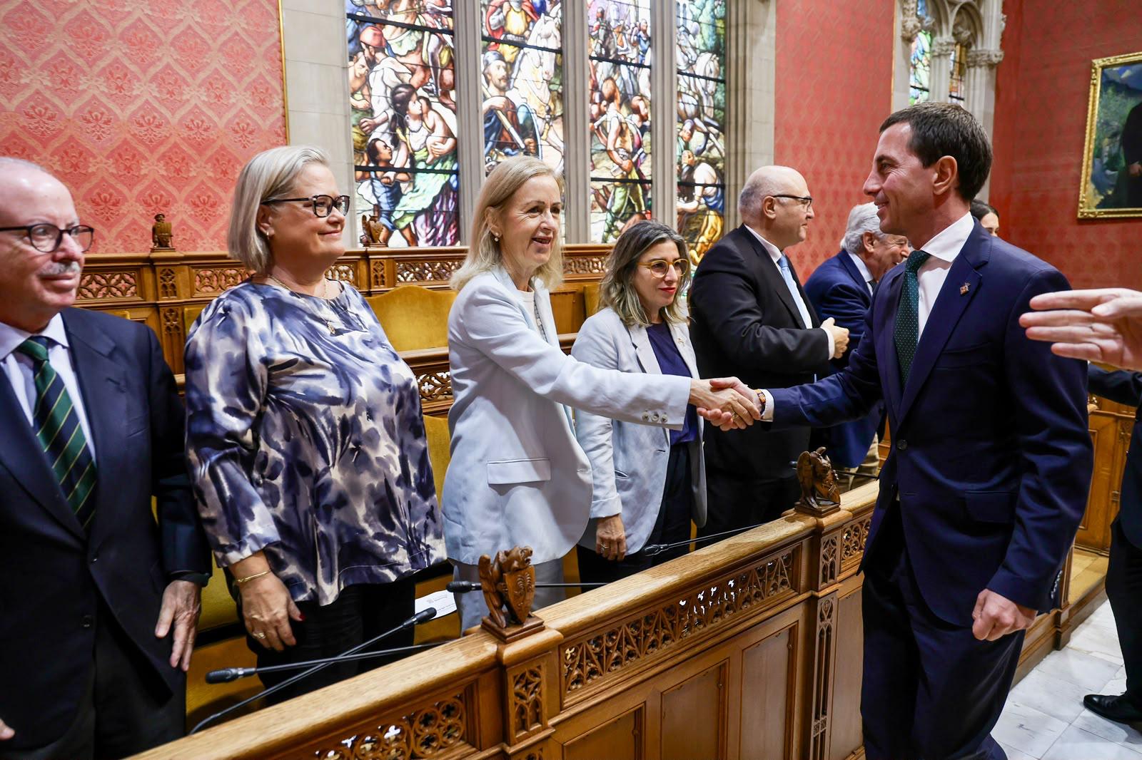 El president Galmés rep els representants consulars de 19 països.