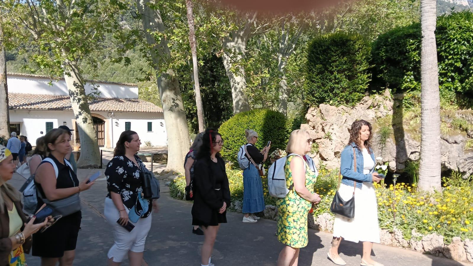 Imatges dels agents de viatges visitant Mallorca