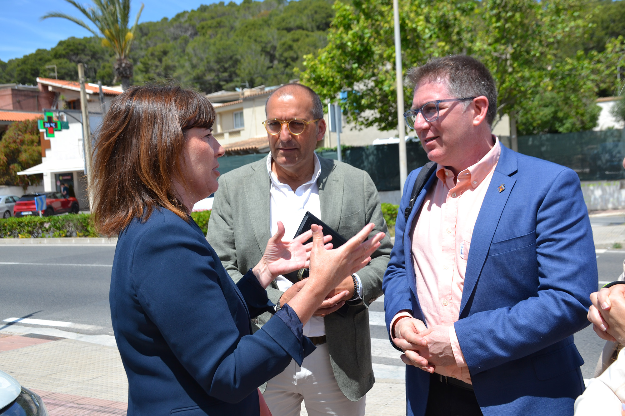 Imatges amb la presidenta de l'Associació Hotelera de Capdepera