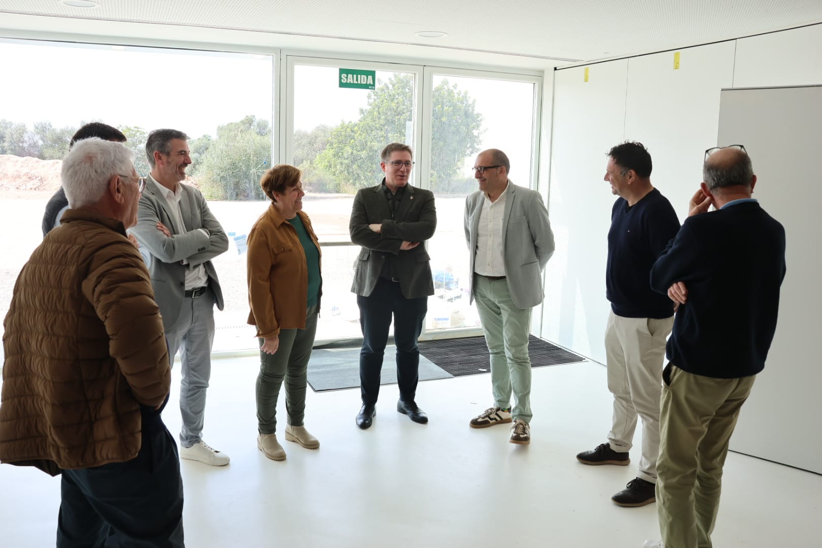 Imatges de la visita a les obres turístiques del municipi 