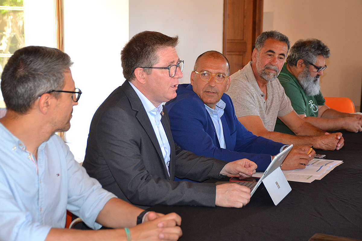 Imatges de la reunió de l'equip del Consell 