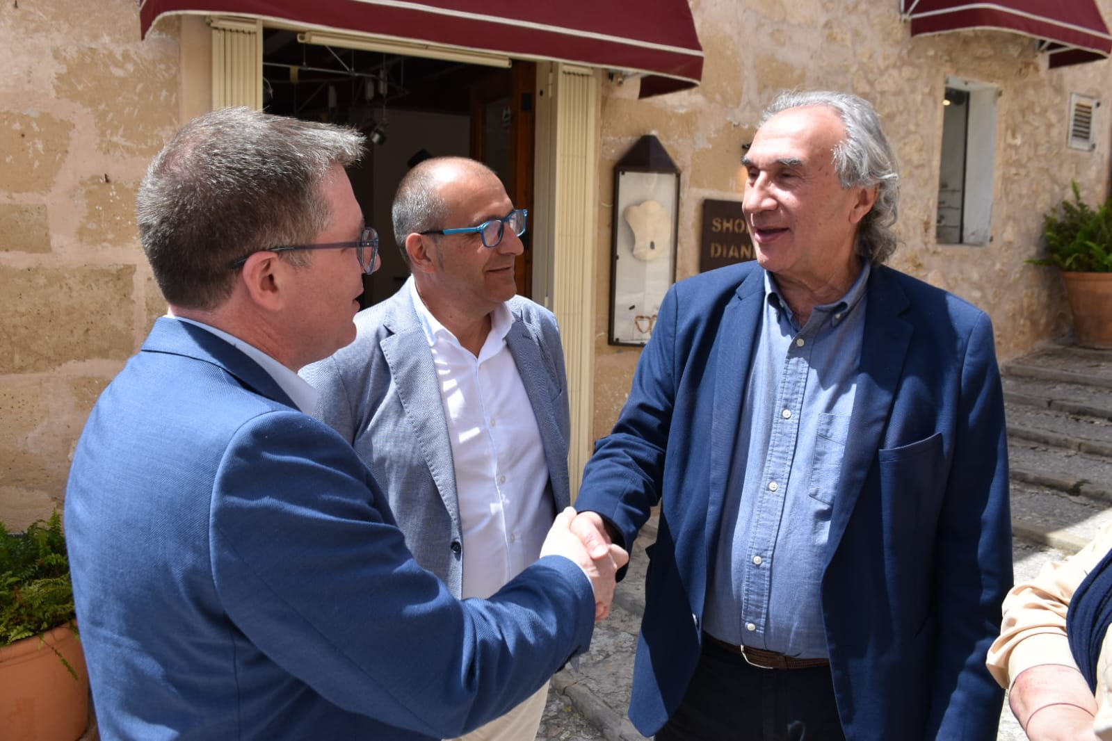 Imatges de la visita a Pollença 