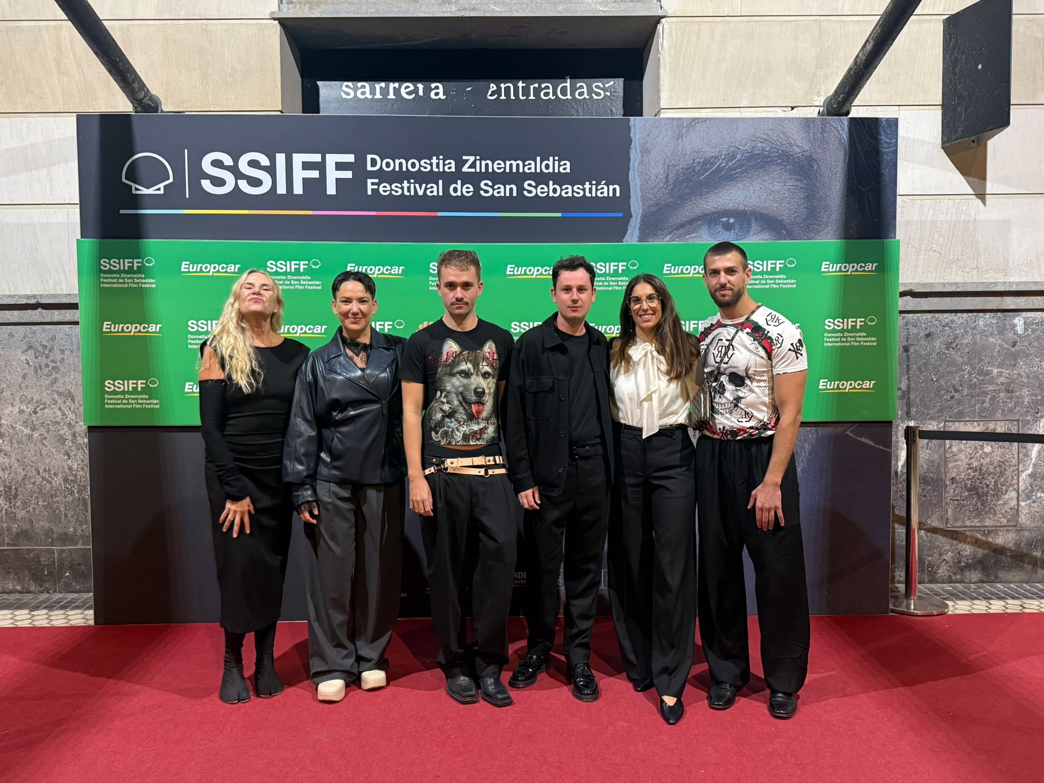 Imatges del Festival de Cinema de Sant Sebastià amb l'equip mallorquí de La carn